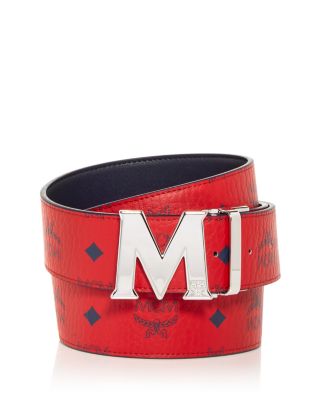 red designer belt